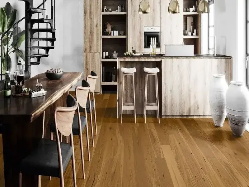 Трислоен паркет Chestnut Grande — подходящ тон за кухня