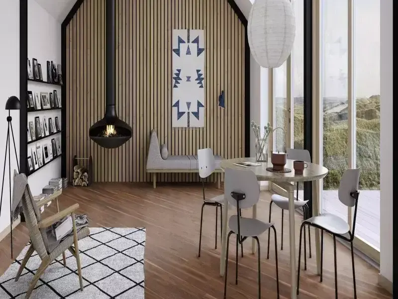 Трислоен паркет BOEN Walnut American Animoso GENT 10139200 с лаково покритие